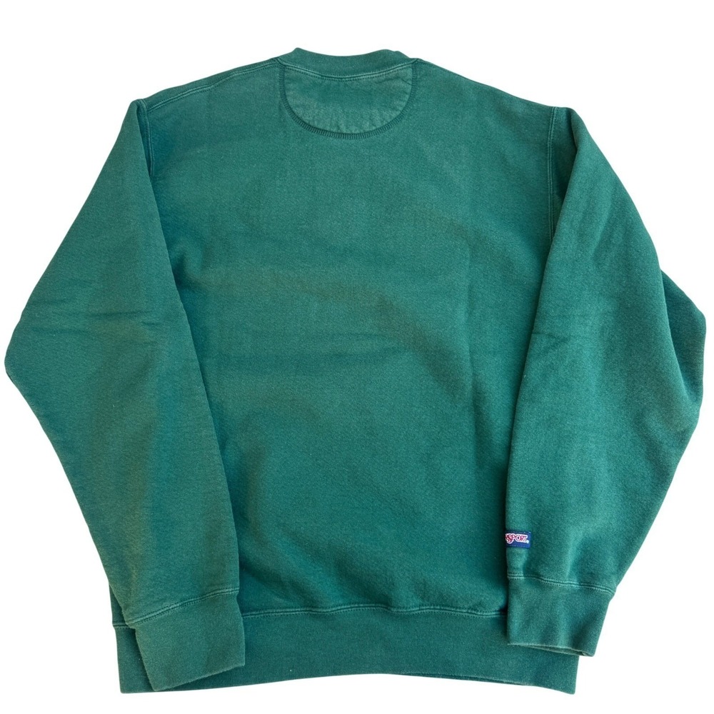 80s Jansport Green Cal Poly State University CP Crewneck Sweatshirt Mens Medium - Picture 5 of 6